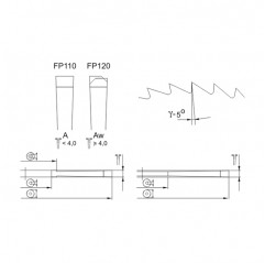 Frez HSS wg. DIN A i Aw 20,0x5,0x0,80/48z d1- do cięcia metali i metali kolorowych  Wapienica (FP110-0020-0003)