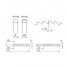 Frez HSS wg. DIN B i Bw 160,0x32,0x6,00/48z d163,00 do cięcia metali i metali kolorowych  Wapienica (FP140-0160-0002)