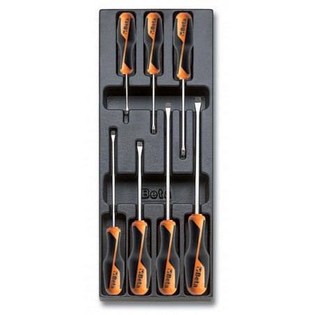 KOMPLET WKRĘTAKÓW 1260 7 SZTUK WE WKŁADZIE Z TWORZYWA  BETA (2424/T199)