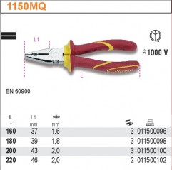 SZCZYPCE UNIWERSALNE 220 MM  BETA (1150MQ/220)