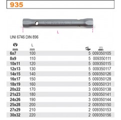 KLUCZ RUROWY DWUSTRONNY 18X19 MM  BETA (935/18X19)