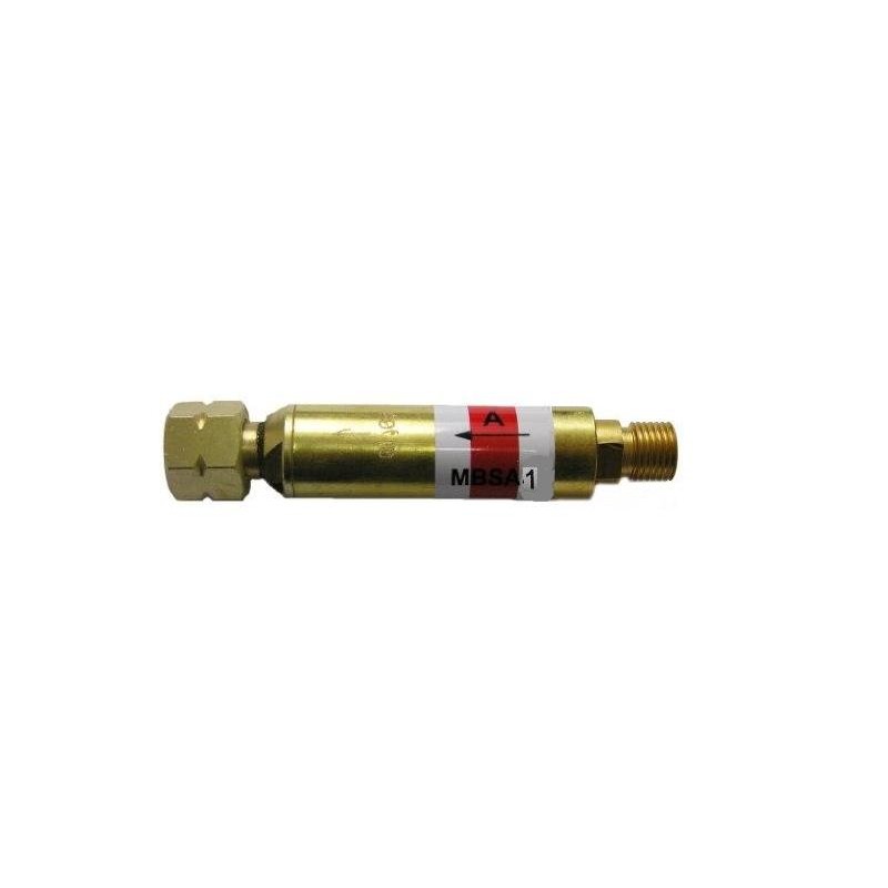 Minibezpiecznik przypalnikowy maszynowy MBSA-1 acetylen G1/4" LH Perun (W877-5310)