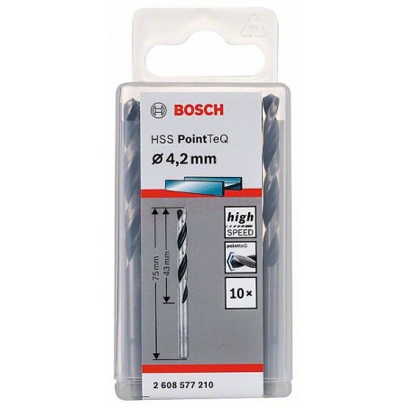 Wiertło do metalu NWKA fi 4,20 mm HSS PointTeQ 10 szt. Bosch (2608577210)
