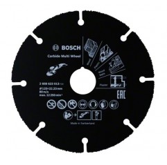 Tarcza tnąca prosta T41 125/1,0/22,23 mm z węglików spiekanych Multi Wheel Bosch (2608623013)