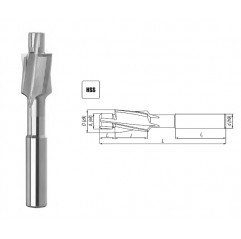 Pogłębiacz walcowy-czołowy 18x11 mm M10 DIN 373 FENES  (0641-262-202-032)