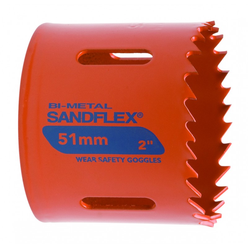 PIŁA OTWOROWA SANDFLEX® BIMETALICZNA, GŁĘBOKOŚĆ 38 MM, PODZIAŁKA  4/6 TPI, Ø133 MM BAHCO (3830-133-VIP)