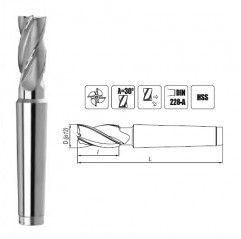 Frez trzpieniowy NFPC fi 35 mm 53/178 mm MK4 6 ostrzy DIN 845-BKN HSS FENES  (0641-512-400-140)