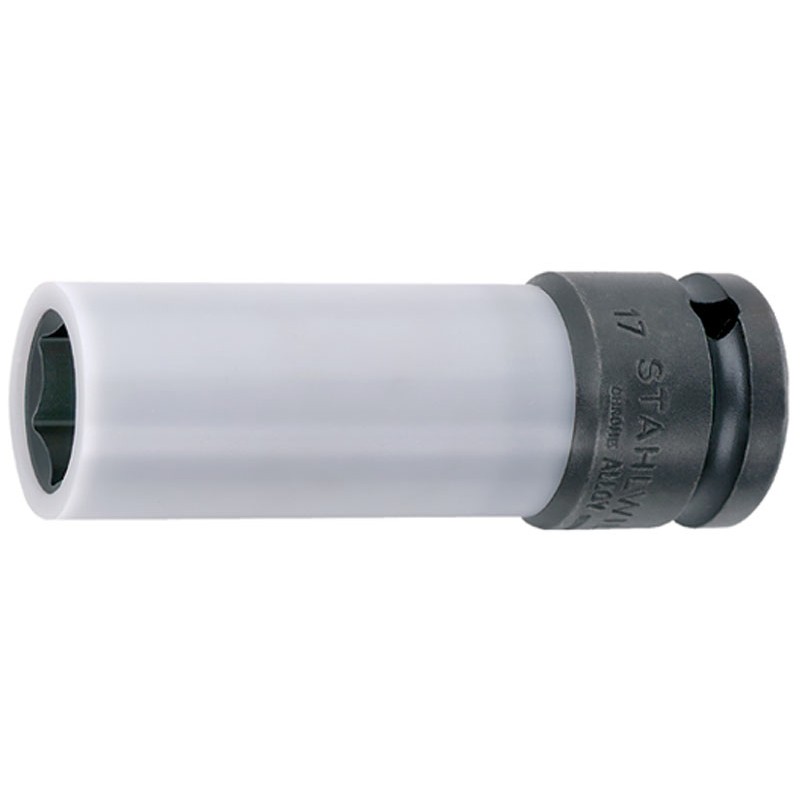 Klucz do nakrętek kół 1/2" 19 mm, z ochronną tuleją z tworzywa sztucznego STAHLWILLE (23091019) Klucz do nakrętek kół 1/2" 19 mm, z ochronną tuleją z tworzywa sztucznego STAHLWILLE (23091019)