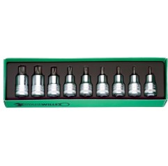 Zestaw narzędzi 1/2" TORX T20-T60  9-częściowy, w opakowaniu kartonowym STAHLWILLE (96031004)