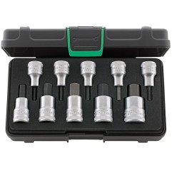 Zestaw narzędzi 1/2" INHEX 4-19 mm 10-elementowy w walizce ABS STAHLWILLE (96031508)
