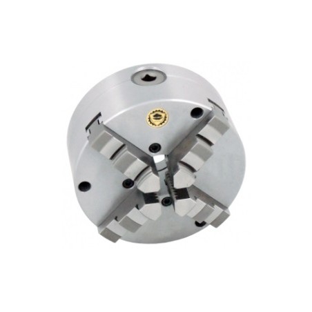 Uchwyt tokarski z mocowaniem ręcznym typ 3774-200 samocentrujący spiralny 4-szczękowy BISON BIAL (353774040400)