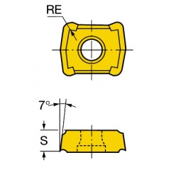 Płytka wiertarska LCMX040308-531020, Coromant U Sandvik (LCMX040308-531020)