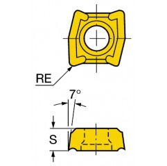 Płytka wiertarska LCMX020204P-531120, Coromant U Sandvik (LCMX020204P-531120)