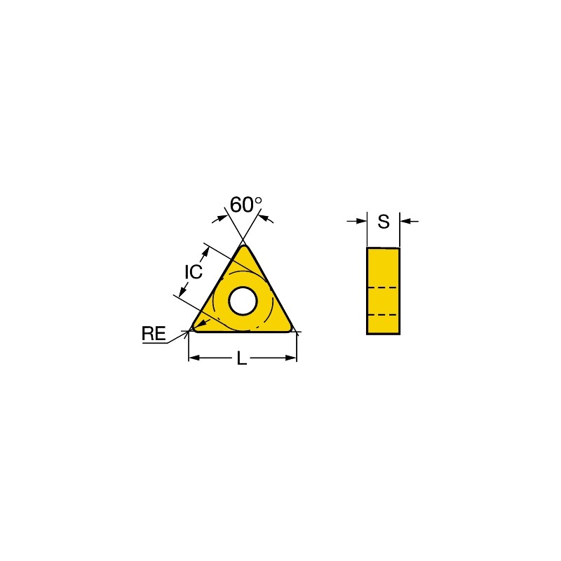 Płytka tokarska TNGA160408T01020650, T-Max® P Sandvik (TNGA160408T01020650)