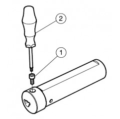 Adapter z chwytu cylindrycznego ze spłaszczeniem na złącze CXS-A20-06, CoroTurn® XS Sandvik (CXS-A20-06)