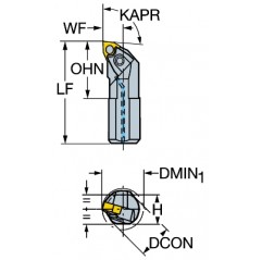 Wytaczak A20S-MWLNR06, T-Max® P Sandvik (A20S-MWLNR06)