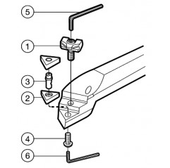 Wytaczak A20S-MWLNR06, T-Max® P Sandvik (A20S-MWLNR06)