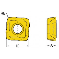 Płytka wiertarska 880-040305H-C-GR1044, CoroDrill® 880 Sandvik (880-040305H-C-GR1044)