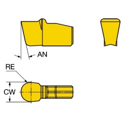 Płytka do podcinania N151.2-200-20-4U235, T-Max® Q-Cut Sandvik (N151.2-200-20-4U235)