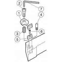 Narzędzie tokarskie z chwytem tradycyjnym CKJNR3225P16, T-Max® Sandvik (CKJNR3225P16)