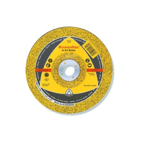 Tarcza wypukła do szlifowania T27 A24 EXTRA 230x6x22,23 mm KLINGSPOR  (231863 / P1)