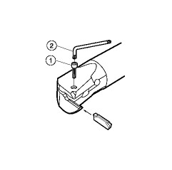 Wytaczak do rowków RAG123H07-25B, CoroCut® 1-2 Sandvik (RAG123H07-25B)