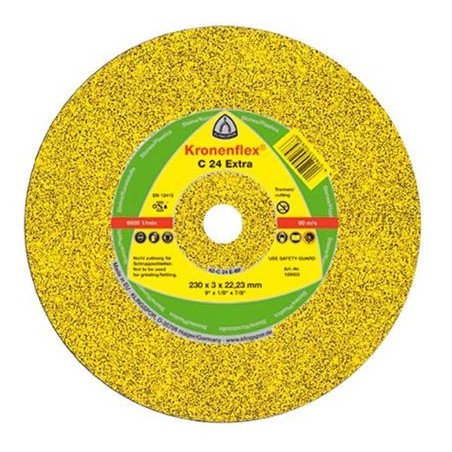 Tarcza wypukła do cięcia T42 C24 EXTRA 125x2,5x22,23 mm KLINGSPOR  (231884)