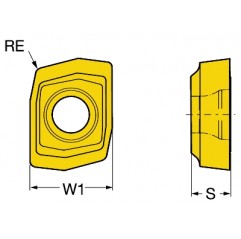 Płytka wiertarska 880-010203H-C-LM1044, CoroDrill® 880 Sandvik (880-010203H-C-LM1044)