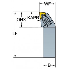 Narzędzie tokarskie z chwytem tradycyjnym CCLNR3225P12-4, T-Max® Sandvik (CCLNR3225P12-4)