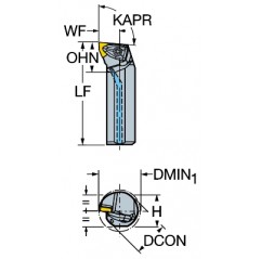 Wytaczak A32T-DWLNR08, T-Max® P Sandvik (A32T-DWLNR08)