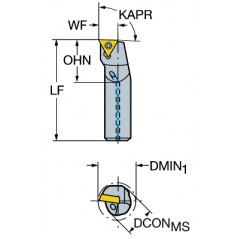 Wytaczak A12M-STFCR09-R, CoroTurn® 107 Sandvik (A12M-STFCR09-R)