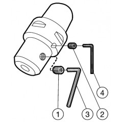 Adapter ze złącza Coromant Capto® na złącze Weldon C5-391.20-20060 Sandvik (C5-391.20-20060)
