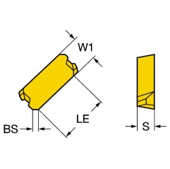 Płytka frezarska LNCX1806AZR-11SM30, T-Max® 45 Sandvik (LNCX1806AZR-11SM30)