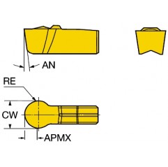 Płytka do profilowania N151.3-300-25-7P1125, T-Max® Q-Cut Sandvik (N151.3-300-25-7P1125)