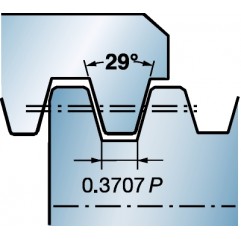 Płytka do toczenia gwintów 266RG-22AC01F040E1020, CoroThread® 266 Sandvik (266RG-22AC01F040E1020)