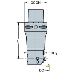 Z Coromant Capto® na korpus narzędziowy CoroBore® 825 C4-R825B-AAC066A Sandvik (C4-R825B-AAC066A)