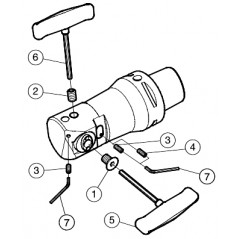 Z Coromant Capto® na korpus narzędziowy CoroBore® 825 C4-R825B-AAC066A Sandvik (C4-R825B-AAC066A)