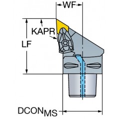 Narzędzie tokarskie C6-DDJNL-45065-15, T-Max® P Sandvik (C6-DDJNL-45065-15)