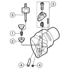 Narzędzie tokarskie C6-DDJNL-45065-15, T-Max® P Sandvik (C6-DDJNL-45065-15)