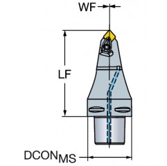 Narzędzie tokarskie C6-DCMNN-00090-12, T-Max® P Sandvik (C6-DCMNN-00090-12)