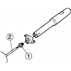 Adapter z chwytu Weldon na złącze do 327-20B35SC-14, CoroMill® 327 Sandvik (327-20B35SC-14)