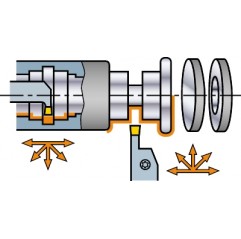 Głowica do toczenia rowków 570-32L123H23B, CoroCut® 1-2 Sandvik (570-32L123H23B)