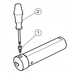 Adapter z chwytu cylindrycznego ze spłaszczeniem na złącze CXS-A16-07, CoroTurn® XS Sandvik (CXS-A16-07)