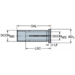 Tuleja cylindryczna 393.CGS-201852 Sandvik (393.CGS-201852)