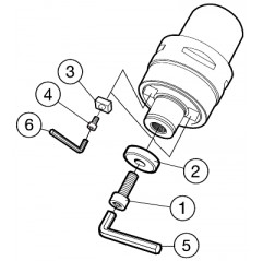 Adapter ze złącza Coromant Capto® na złącze trzpieniowe C6-391.05C-40050M Sandvik (C6-391.05C-40050M)