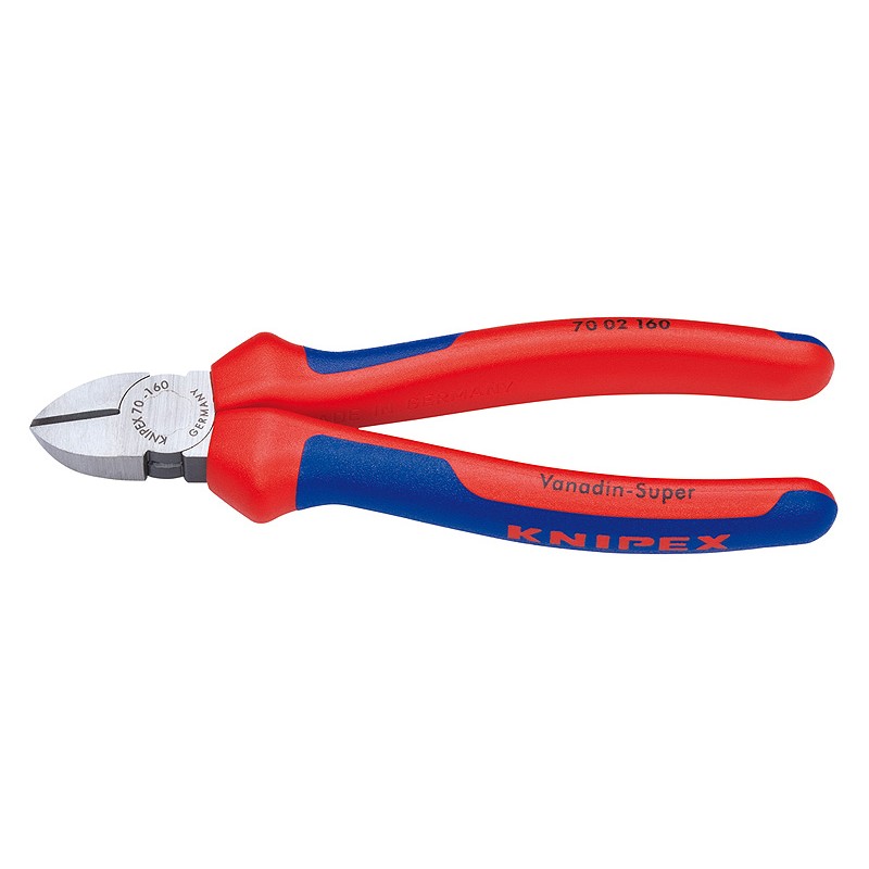 Szczypce tnące boczne 160 mm 62 HRC fosforanowane KNIPEX  (70 02 160)