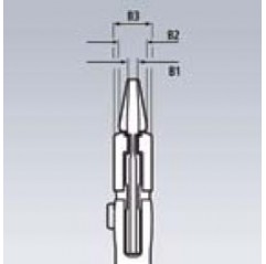 Szczypce-klucz 180 mm niklowane 13 pozycji regulacji KNIPEX  (86 03 180)