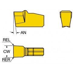 Płytka do rowków N151.2-600-60-5G1125, T-Max® Q-Cut Sandvik (N151.2-600-60-5G1125)