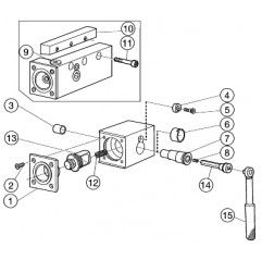 Adapter z chwytu prostokątnego na złącze Coromant Capto® C4-LC2085-5048 Sandvik (C4-LC2085-5048)