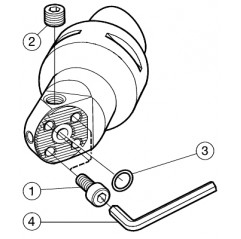 Adapter ze złącza Coromant Capto® na złącze CoroTurn® SL C4-570-32-NG Sandvik (C4-570-32-NG)